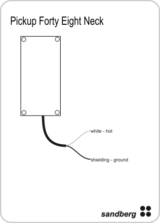 Sandberg Forty Eight Pickup 5 Neck, Nickel